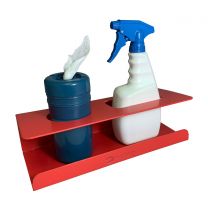 Metal Detectable Wipe Dispenser and Spray Bottle Holder